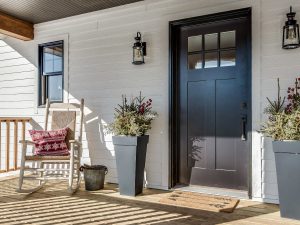 Front view of a Manufactured Homes in Sunset RV & Mobile Home Park Hondo, TX